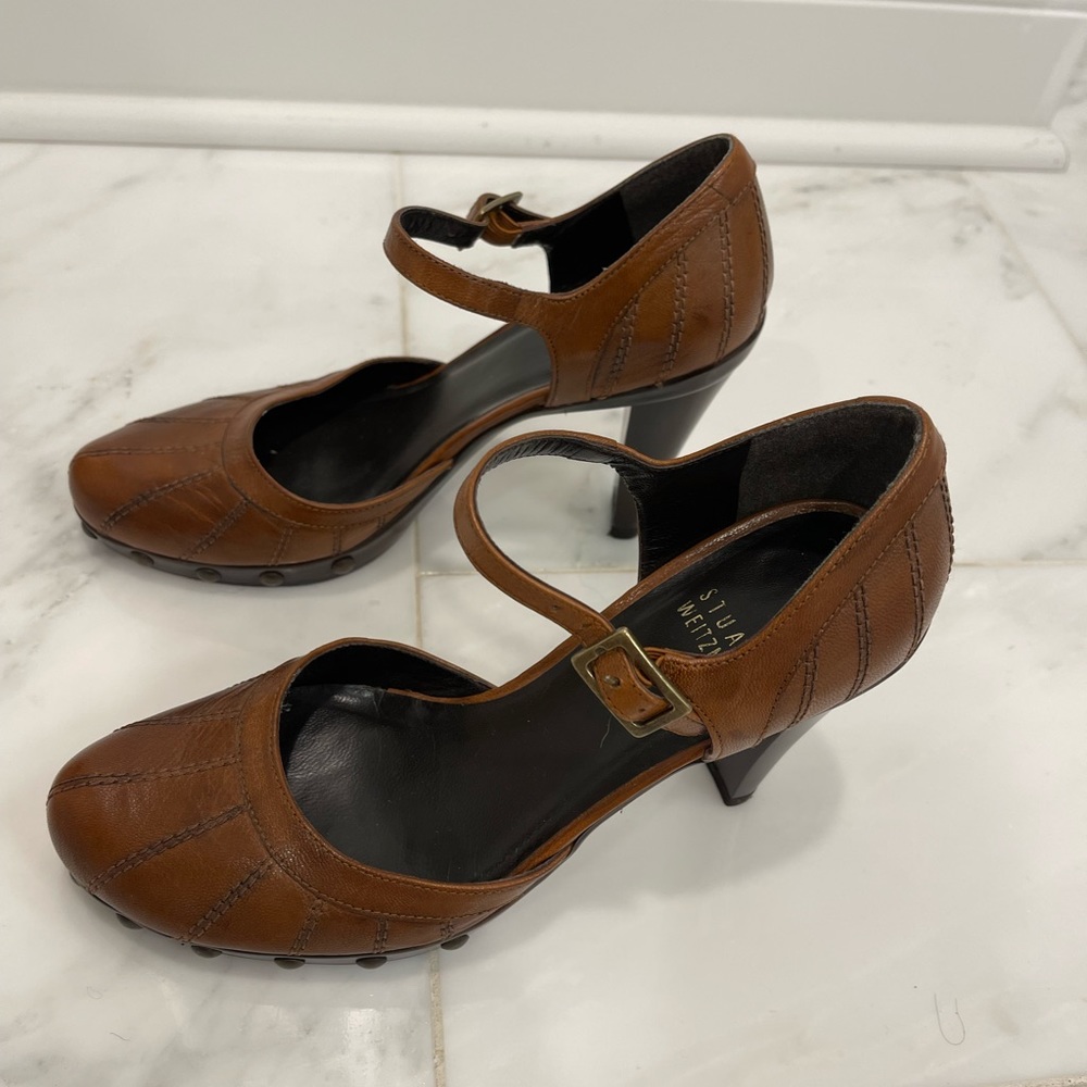Stuart Weitzman High Heel Clog Sandals - image 4